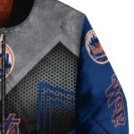 new york mets arrow layer blue black bomber jacket best selling