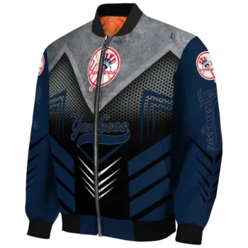 new york yankees arrow layer navy black bomber jacket best selling