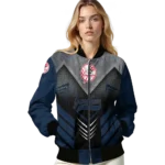 new york yankees arrow layer navy black bomber jacket best selling