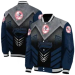 new york yankees arrow layer navy black varsity jacket best selling