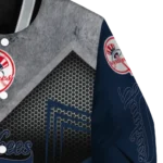 new york yankees arrow layer navy black varsity jacket best selling