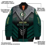oakland athletics arrow layer green black bomber jacket best selling