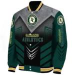 oakland athletics arrow layer green black varsity jacket best selling