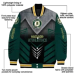 oakland athletics arrow layer green black varsity jacket best selling