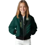 oakland athletics triple side stripes green black bomber jacket best selling