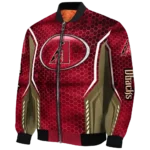 personalized arizona diamondbacks power plate red bomber jacket best selling.webp