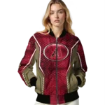 personalized arizona diamondbacks power plate red bomber jacket best selling.webp