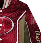 personalized arizona diamondbacks power plate red varsity jacket best selling