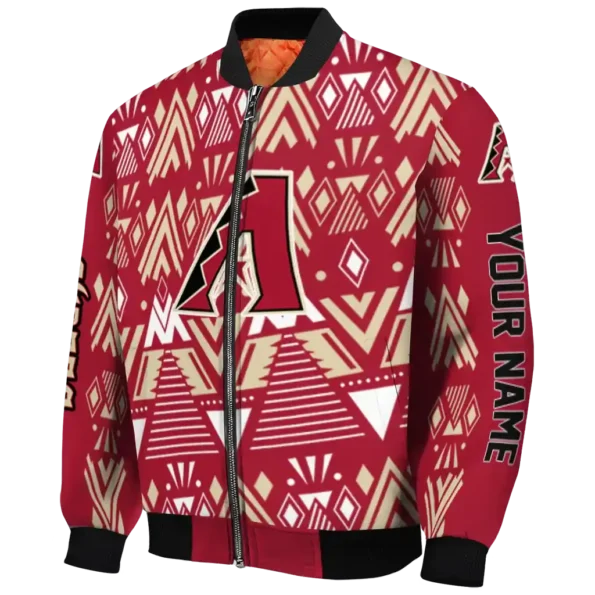 personalized arizona diamondbacks pyramid shapes red bomber jacket best selling.webp