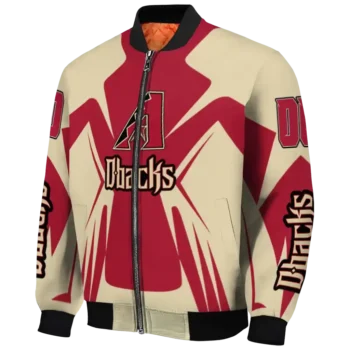 personalized arizona diamondbacks spider mark red black crocs bomber jacket best selling.webp