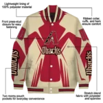 personalized arizona diamondbacks spider mark red black crocs varsity jacket best selling
