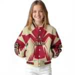 personalized arizona diamondbacks spider mark red black crocs varsity jacket best selling