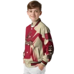 personalized arizona diamondbacks spider mark red black crocs varsity jacket best selling