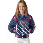 personalized atlanta braves chevron angles navy varsity jacket best selling