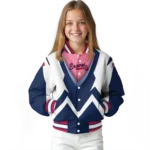 personalized atlanta braves v stripes navy white varsity jacket best selling