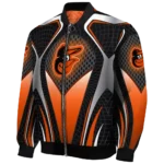personalized baltimore orioles mesh chest black crocs black bomber jacket best selling