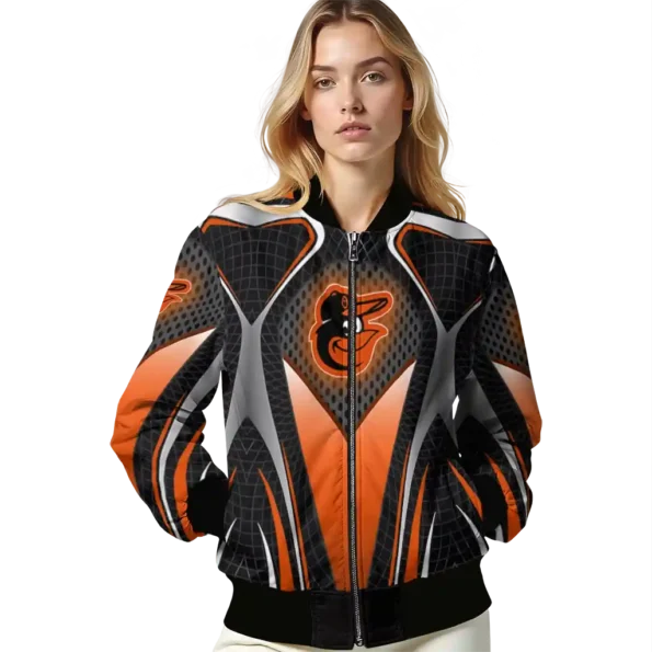 personalized baltimore orioles mesh chest black crocs black bomber jacket latest model