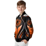 personalized baltimore orioles mesh chest black crocs black bomber jacket best selling