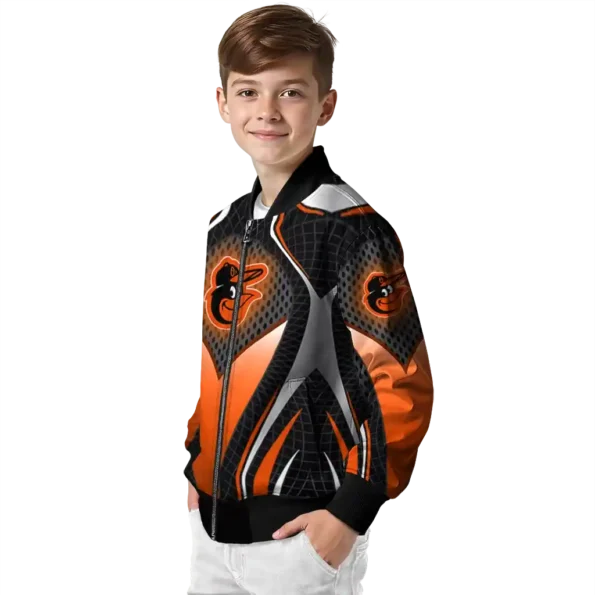 personalized baltimore orioles mesh chest black crocs black bomber jacket trendy