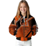 personalized baltimore orioles star burst orange bomber jacket best selling