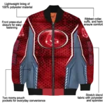 personalized boston red sox power plate red bomber jacket best selling