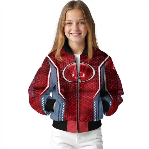 personalized boston red sox power plate red bomber jacket top rated