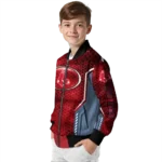 personalized boston red sox power plate red bomber jacket best selling