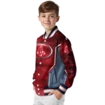 personalized boston red sox power plate red varsity jacket best selling