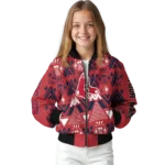 personalized boston red sox pyramid shapes red bomber jacket best selling