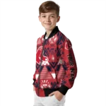 personalized boston red sox pyramid shapes red bomber jacket best selling