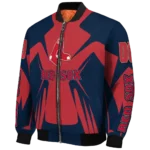 personalized boston red sox spider mark red old navy crocs bomber jacket best selling