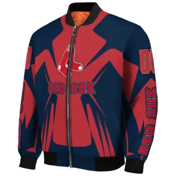 personalized boston red sox spider mark red old navy crocs bomber jacket best selling