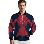 personalized boston red sox spider mark red old navy crocs bomber jacket best selling