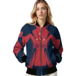 personalized boston red sox spider mark red old navy crocs bomber jacket best selling