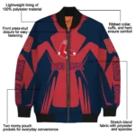 personalized boston red sox spider mark red old navy crocs bomber jacket best selling