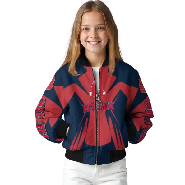 personalized boston red sox spider mark red old navy crocs bomber jacket top rated