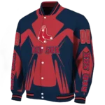 personalized boston red sox spider mark red old navy crocs varsity jacket best selling