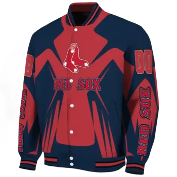 personalized boston red sox spider mark red old navy crocs varsity jacket best selling