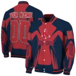 personalized boston red sox spider mark red old navy crocs varsity jacket best selling