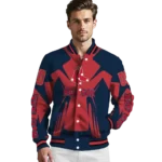 personalized boston red sox spider mark red old navy crocs varsity jacket best selling