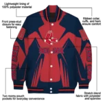 personalized boston red sox spider mark red old navy crocs varsity jacket best selling