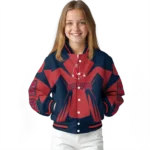 personalized boston red sox spider mark red old navy crocs varsity jacket best selling