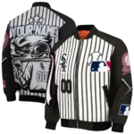 personalized chicago white sox eagle baseball black white bomber jacket best selling