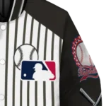 personalized chicago white sox eagle baseball black white varsity jacket best selling