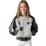 personalized chicago white sox eagle baseball black white varsity jacket best selling