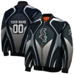 personalized chicago white sox mesh chest grey crocs black bomber jacket best selling