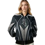 personalized chicago white sox mesh chest grey crocs black bomber jacket best selling