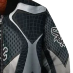 personalized chicago white sox mesh chest grey crocs black bomber jacket best selling