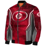 personalized cincinnati reds power plate red bomber jacket best selling