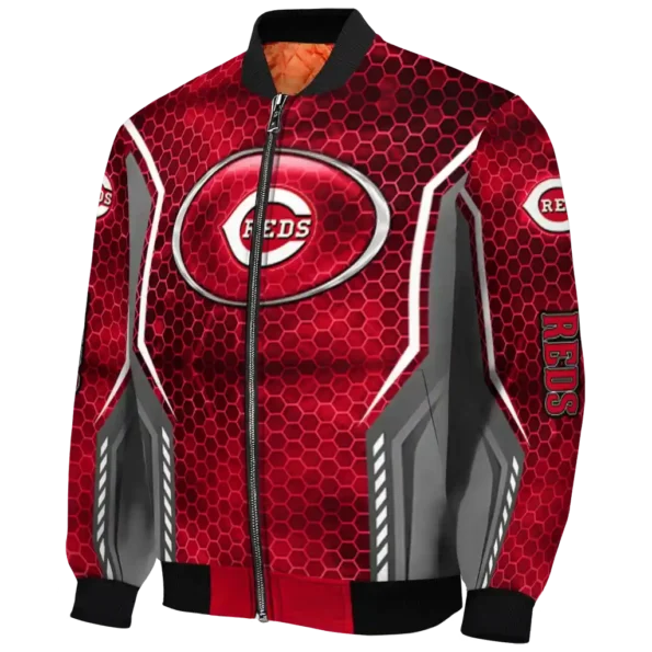 personalized cincinnati reds power plate red bomber jacket best selling